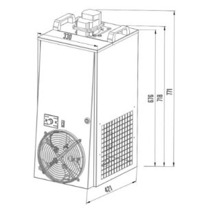 Lindr CWP 200 Dimensions Diagram