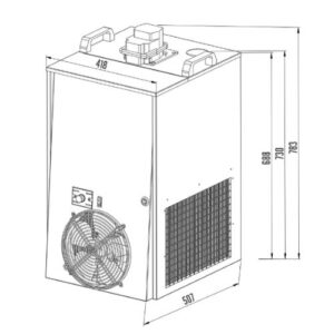 Lindr CWP 300 Dimensions Diagram