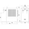 Lindr Kontakt 70K dimensions